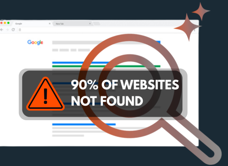 90% of websites not found