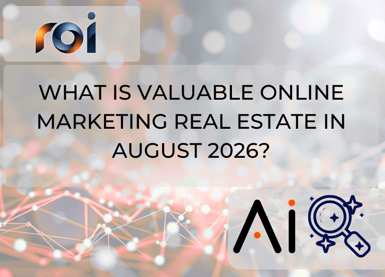 Valuable marketing real estate